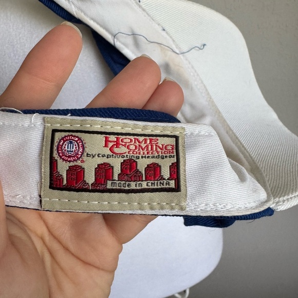 Vintage Homecoming By Captivating Kentucky Wildcats Visor Blue White Adjustable - Picture 5 of 6
